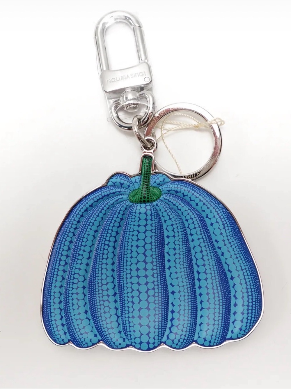 Yayoi Kusama x Louis Vuitton Blue and Green Pumpkin Key Charm